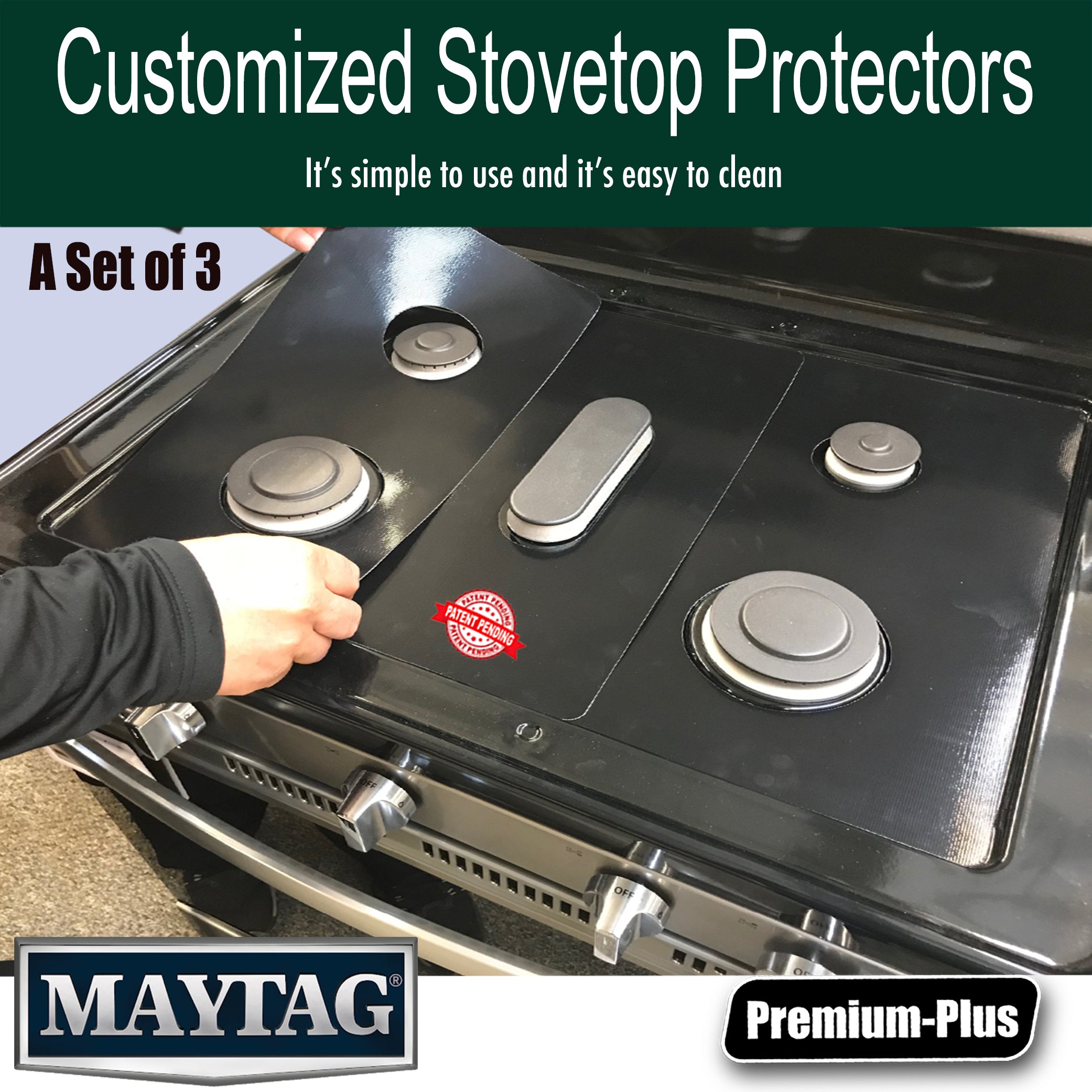 Maytag Stove Liners for Gas Stoves Premium Plus Inc