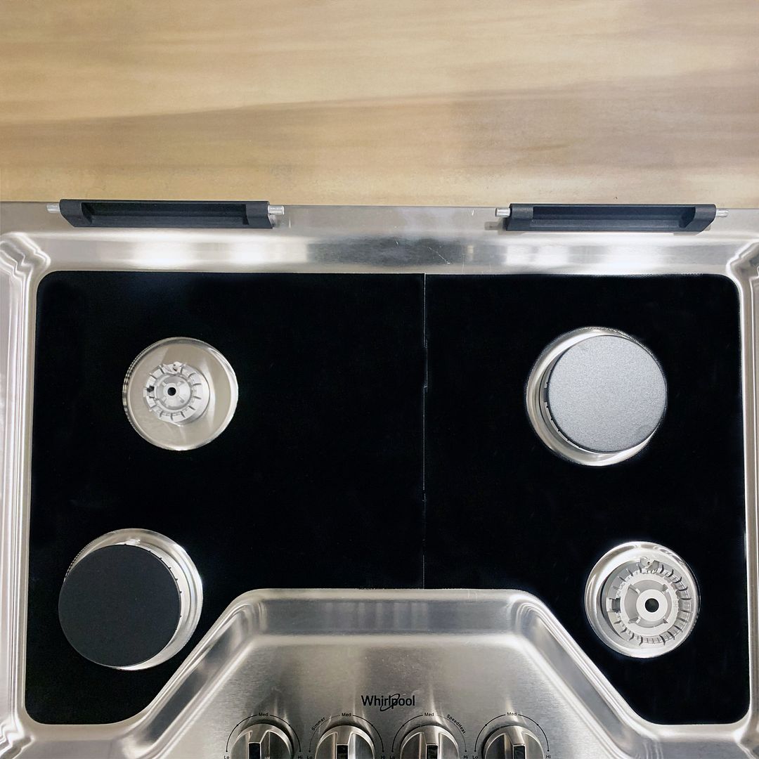 Whirlpool WCGK5030PS gas stove protector liners