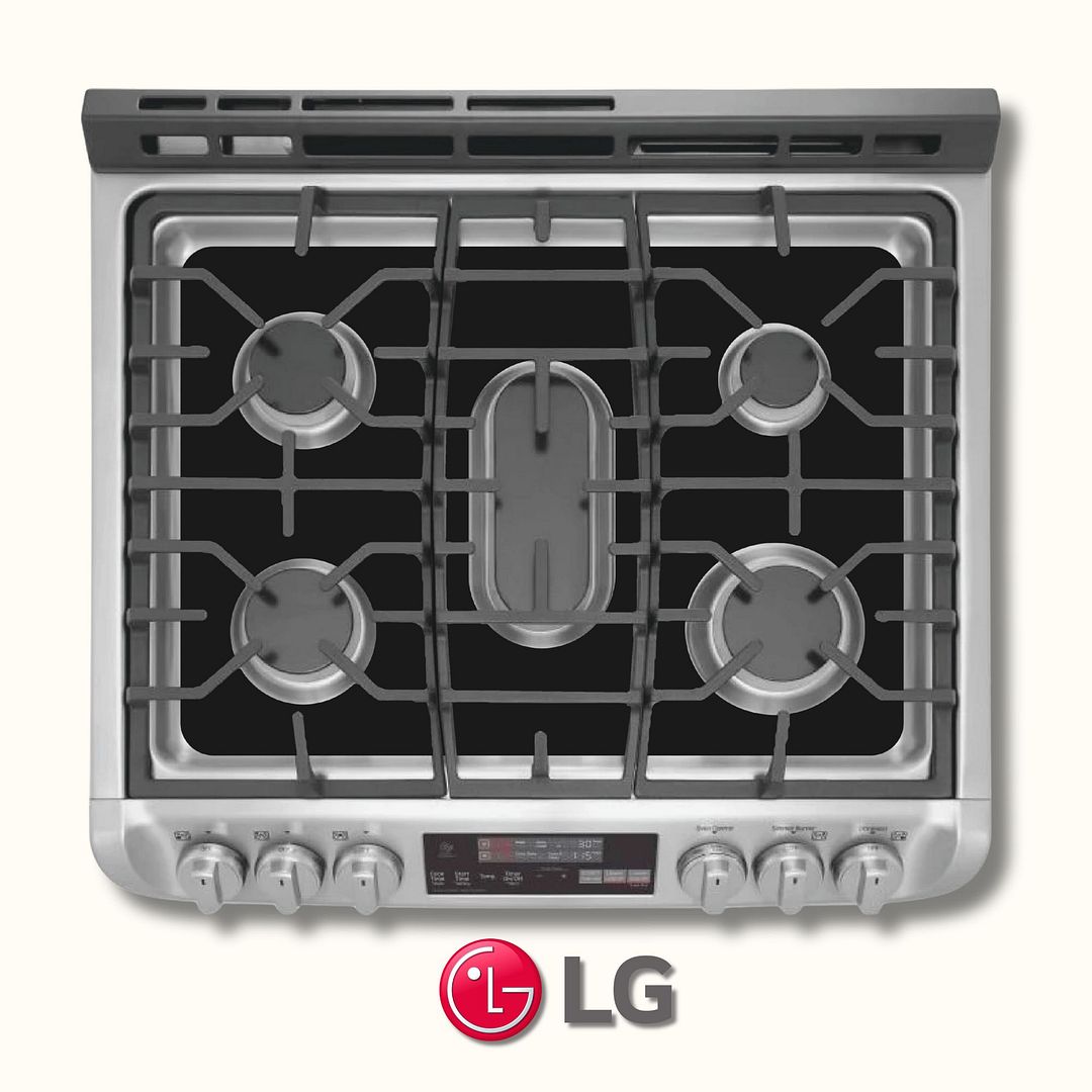 LG LSG4512BD gas stove protector liner cooktop cover