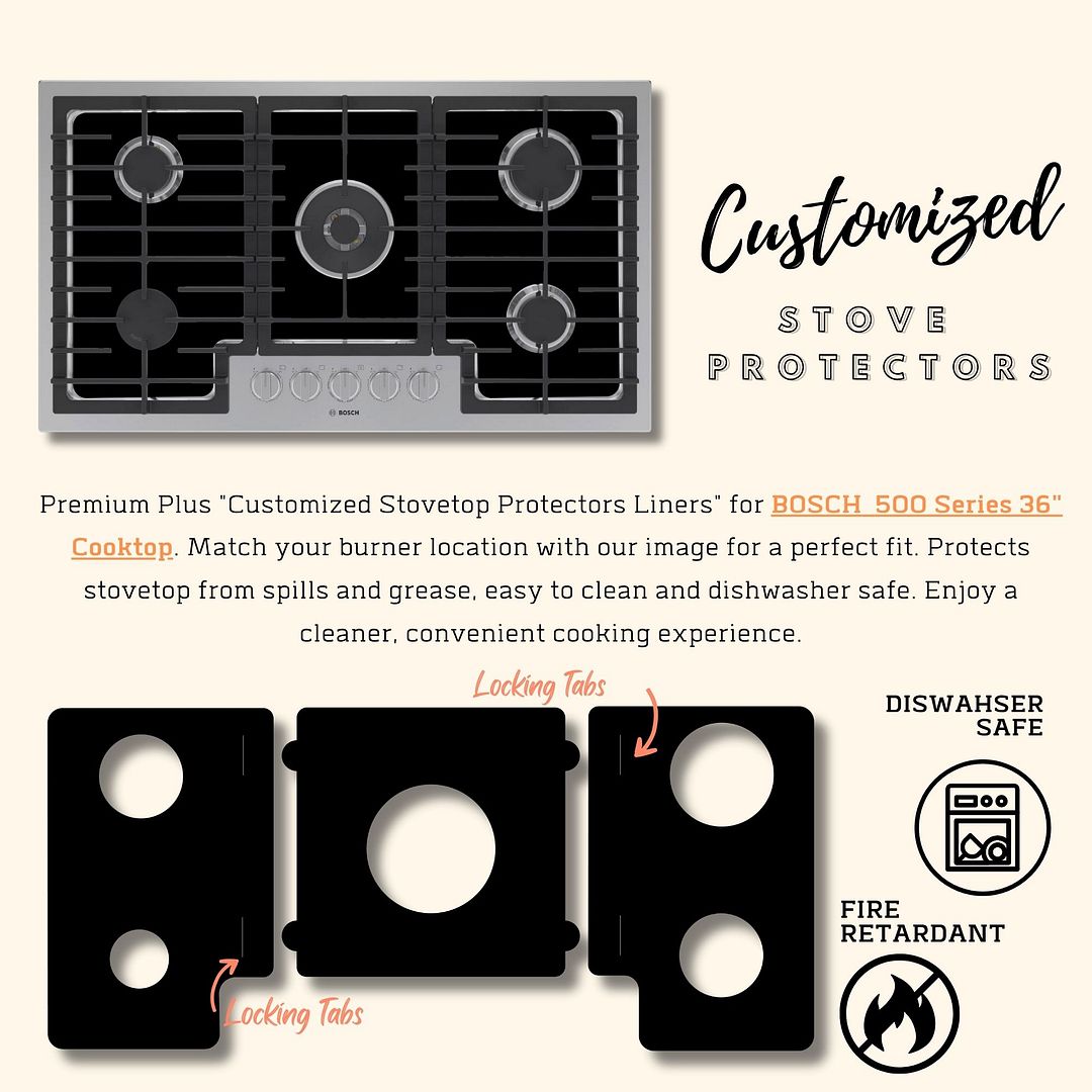 Bosch gas stove protector liner for NGM8659UC