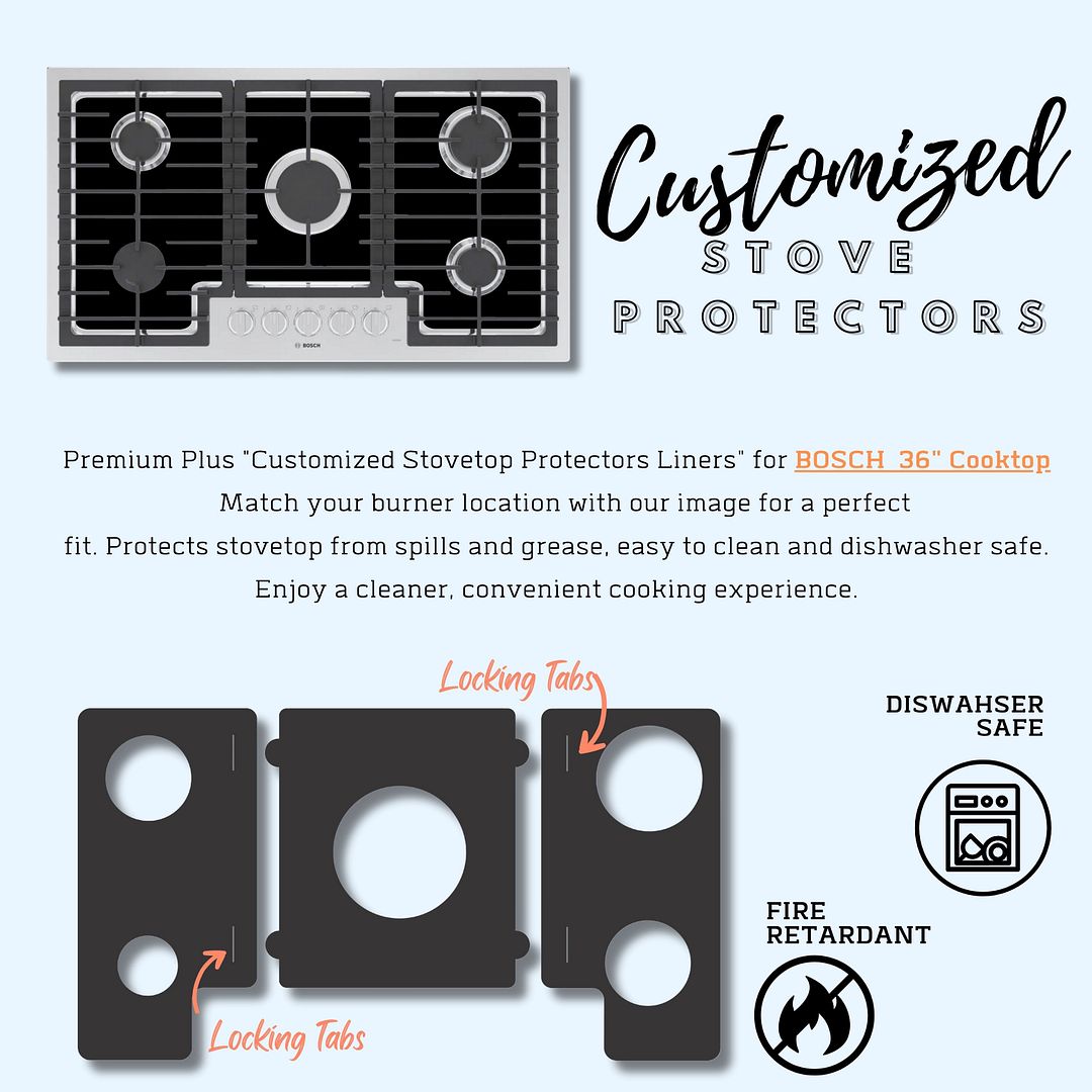 Bosch gas stove protector liner for NGM5658UC