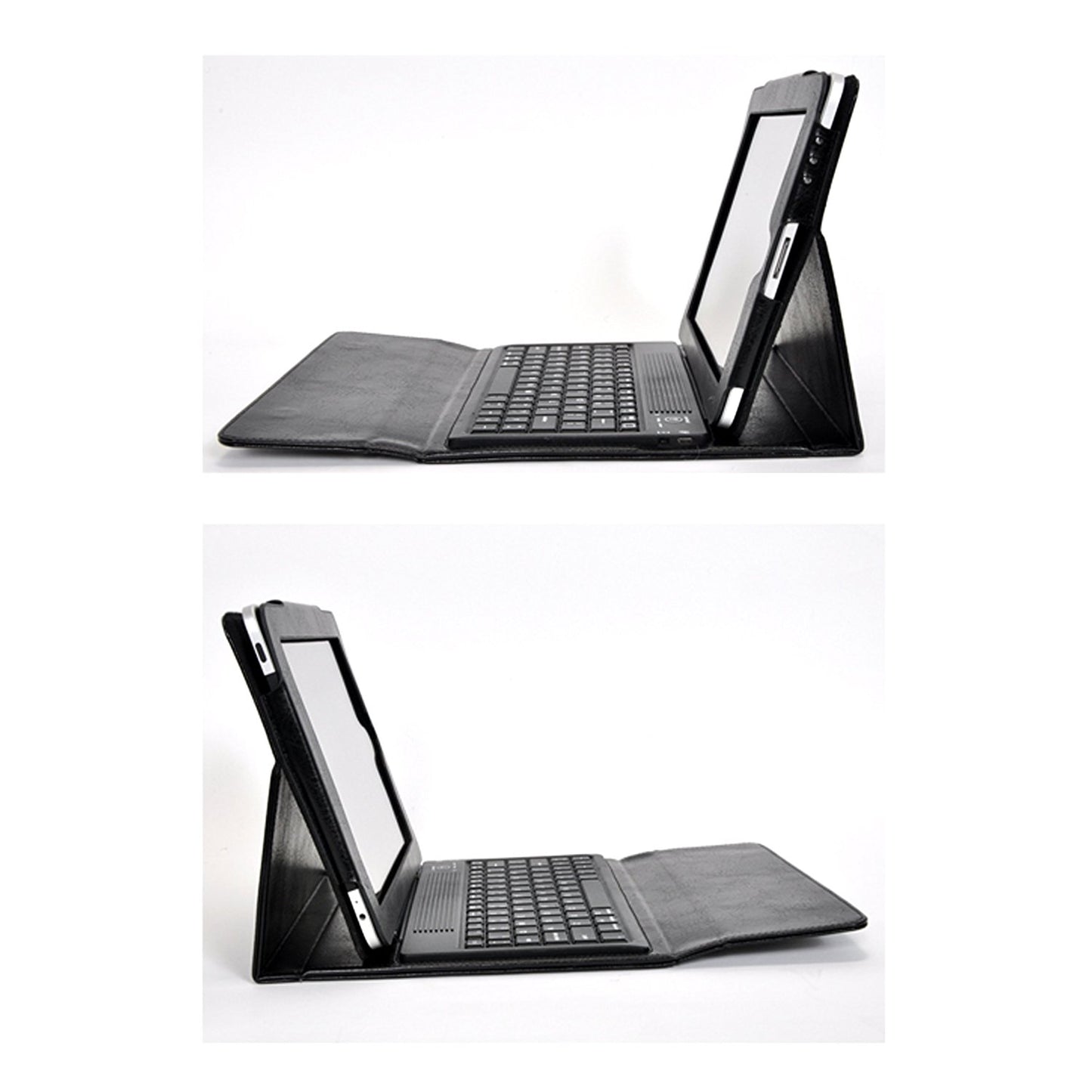 Black Leather Case Cover with Built in Stand and Wireless Bluetooth Keyboard for Apple iPad, iPad 2 & iPad 3