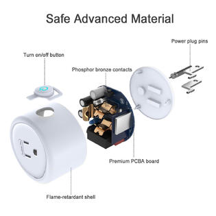 Smart Plug 4 Pack WiFi Enabled Mini Smart Switch w/ Life Time Warranty