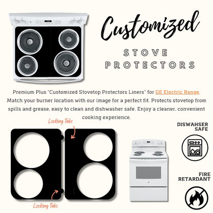 GE gas stove protector liner custom PTFE cooktop cover
