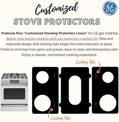 GE gas stove protector liner custom PTFE cooktop cover