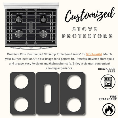 KitchenAid gas stove protector liners by Premium Plus