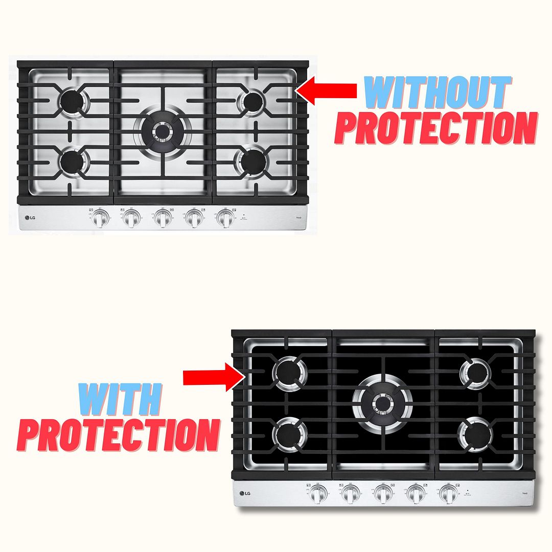 LG gas range gas stove protector liner cooktop cover