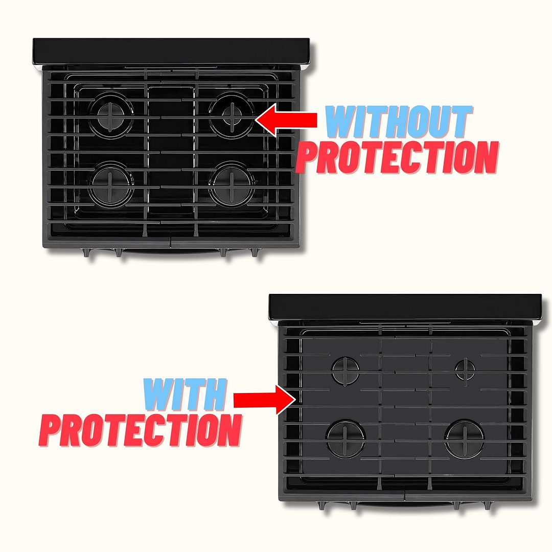 Whirlpool WFG515S0JB0 gas stove protector liners