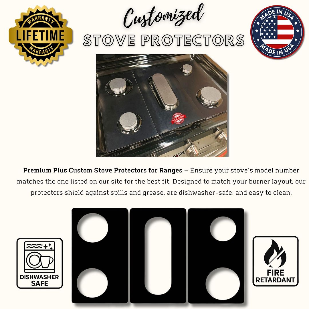 Frigidaire gas stove protector liner for model FEGT6OB-238