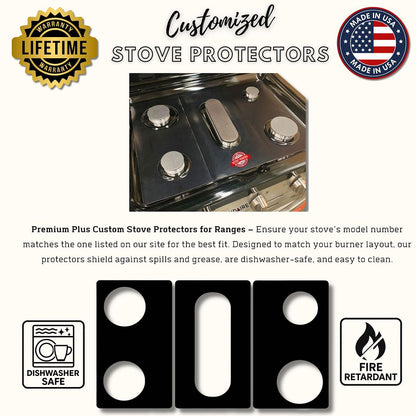 Frigidaire gas stove protector liner for model FEGT6OB-240