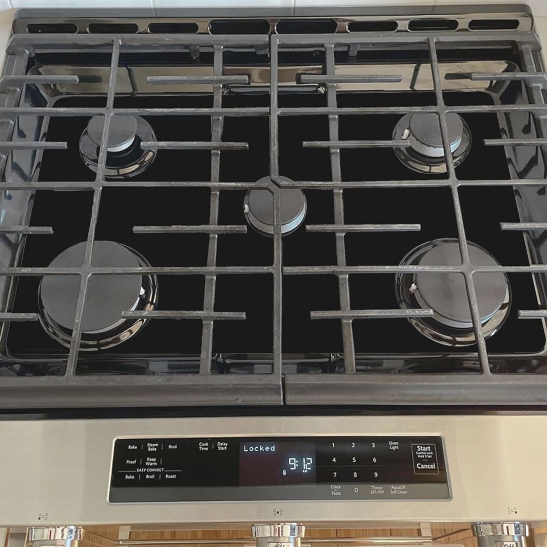 KitchenAid KSGG700EBS2 gas stove protector liners by Premium Plus