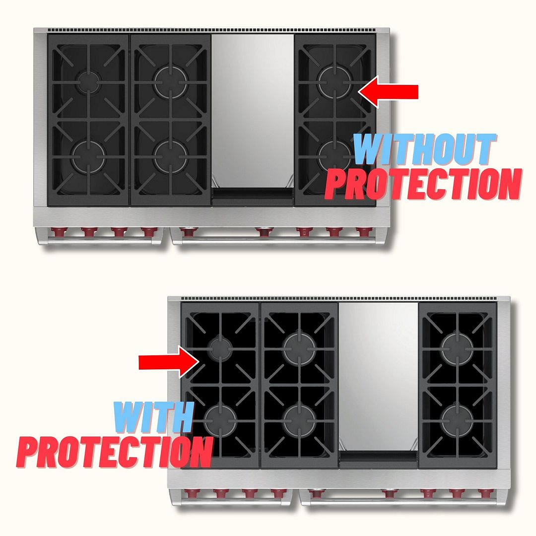 Wolf Wolf gas stove protector liner