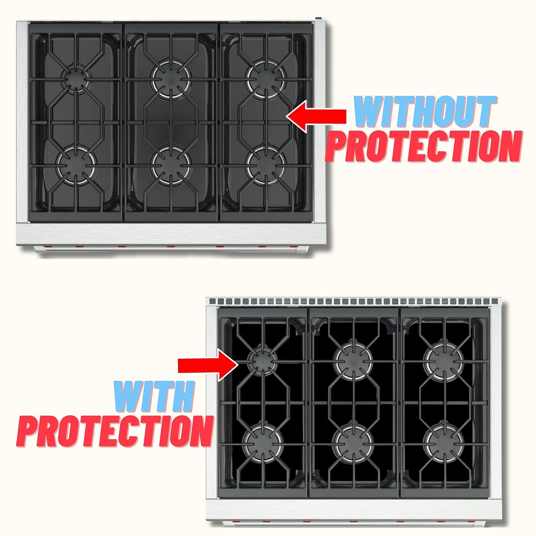 Wolf Wolf gas stove protector liner