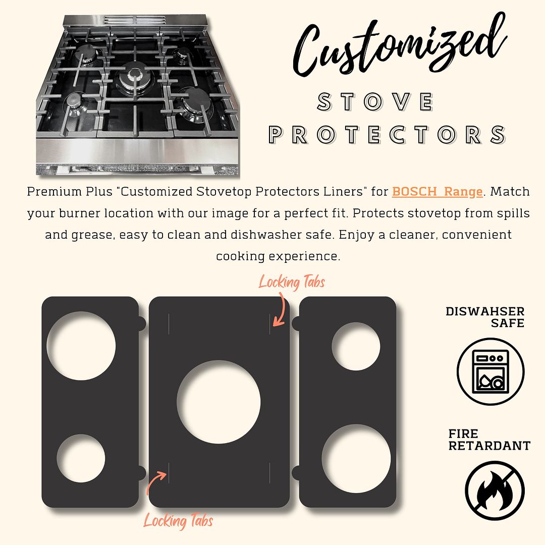 Bosch gas stove protector liner for HDS8055U