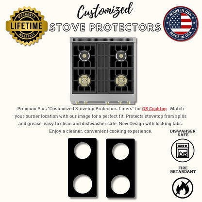 GE gas stove protector liner custom PTFE cooktop cover