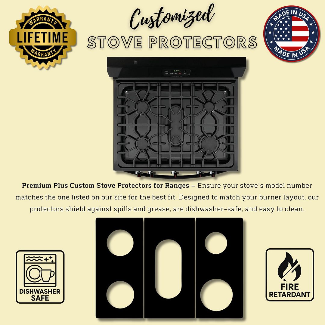 Frigidaire gas stove protector liner for model FEGT3OG-181