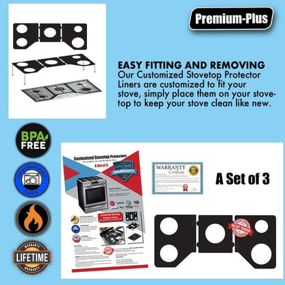 LG gas range gas stove protector liner cooktop cover