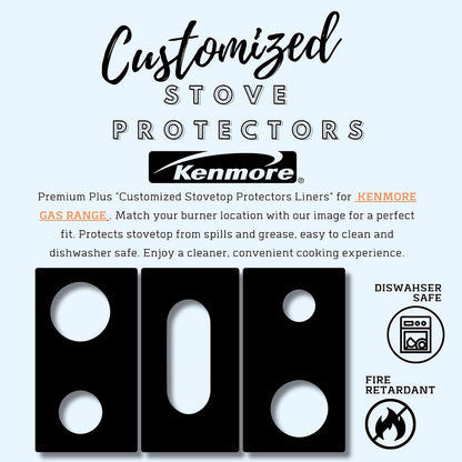 Kenmore gas stove protector liner for FEGKNT1OG-289D