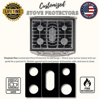LG gas range gas stove protector liner cooktop cover