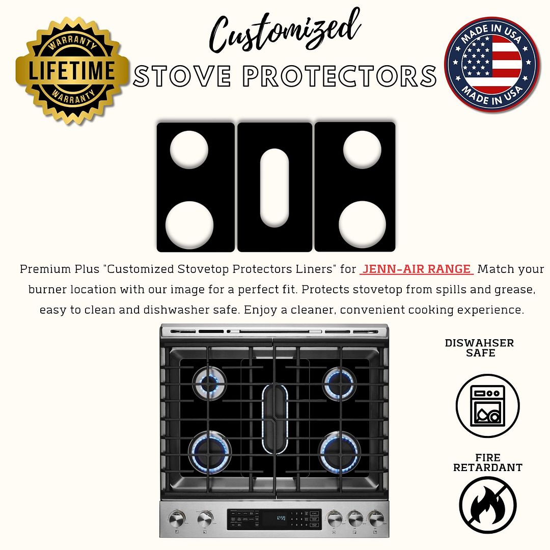 JennAir JGS1450FS1 gas stove protector liner cooktop cover