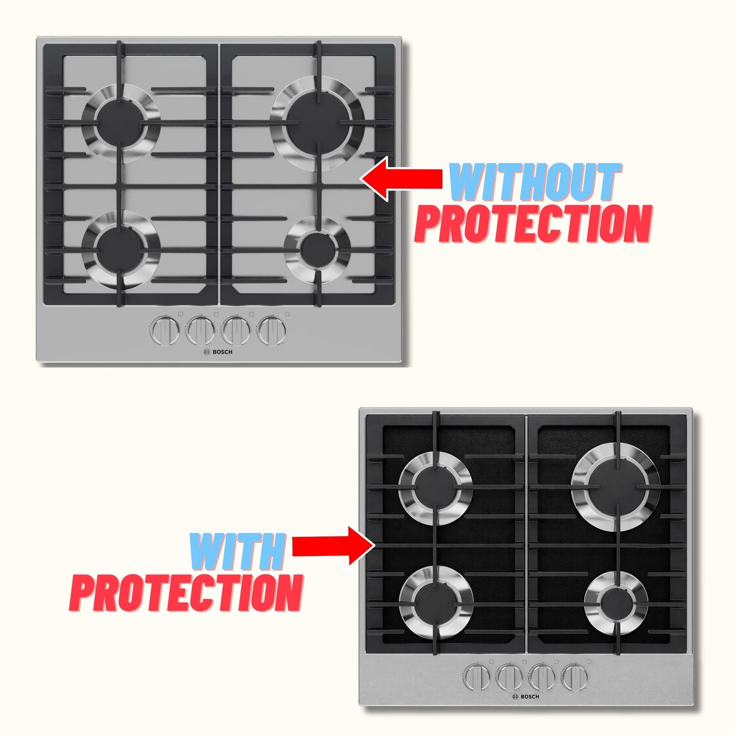 Bosch gas stove protector liner for NGM3450UC