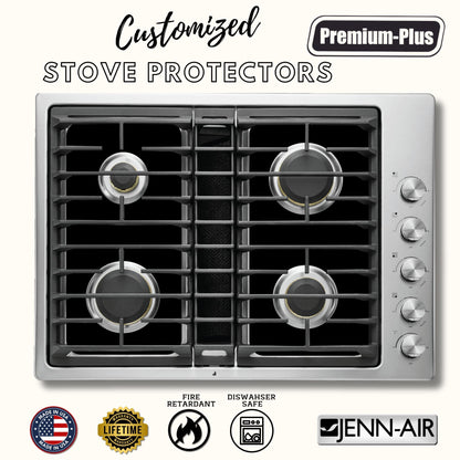 JennAir Protector Liners - Stove Top Protector for JennAir Gas Range and Cooktops- Customized - Easy Cleaning Stove Liners (FREE SHIPPING) (Copy)