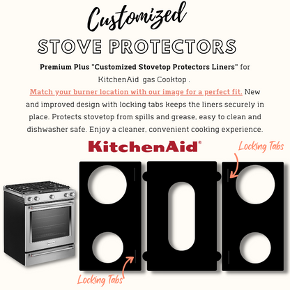 KitchenAid gas stove protector liners by Premium Plus