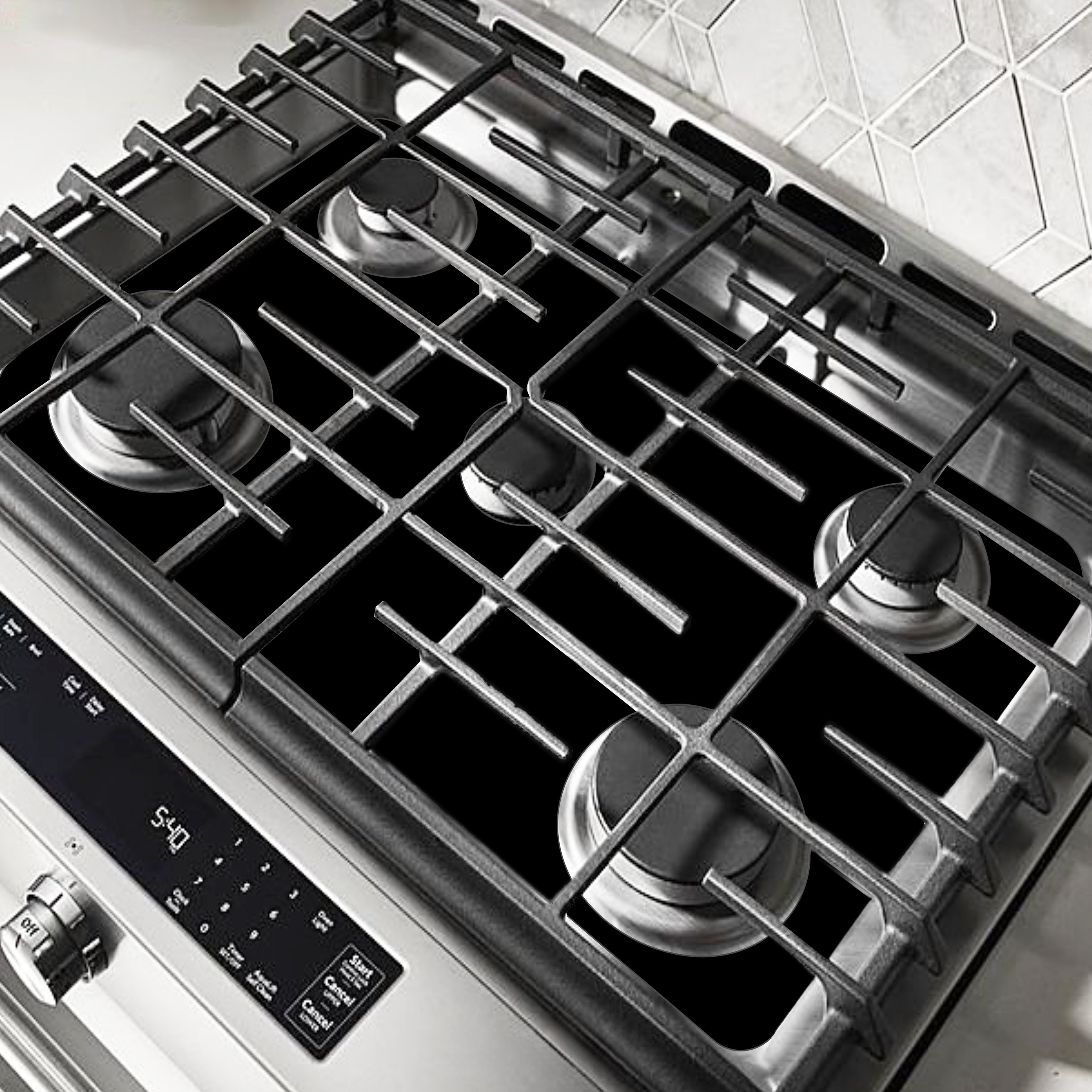 KitchenAid KSGB900ESS8 gas stove protector liners by Premium Plus