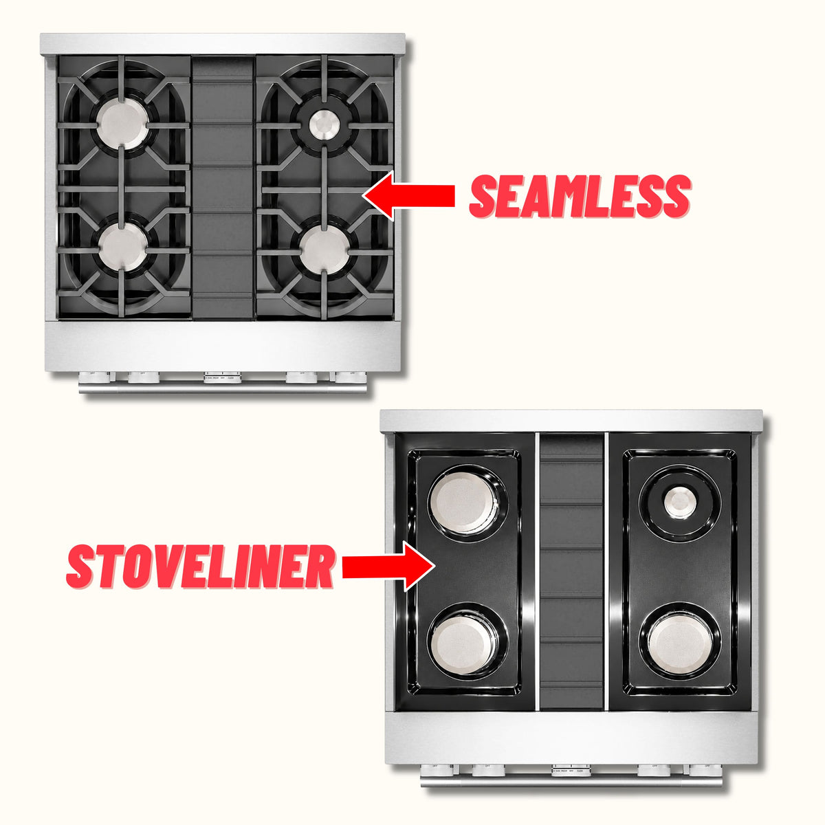 KitchenAid KFDS930SWF gas stove protector liners