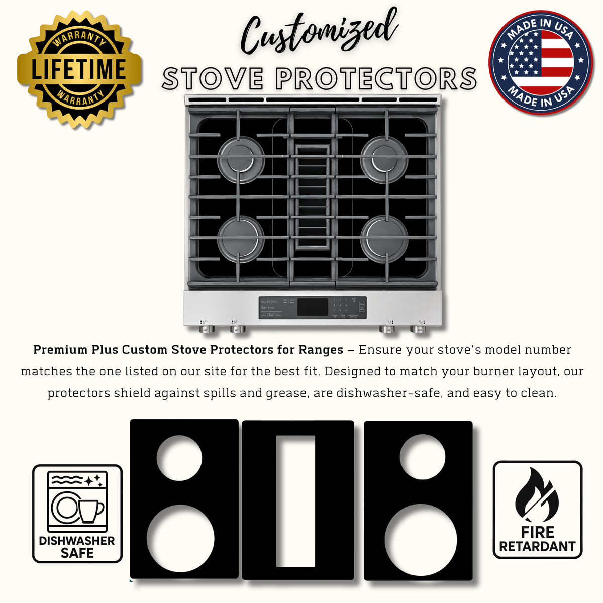 JennAir JDS1750EB gas stove protector liner cooktop cover