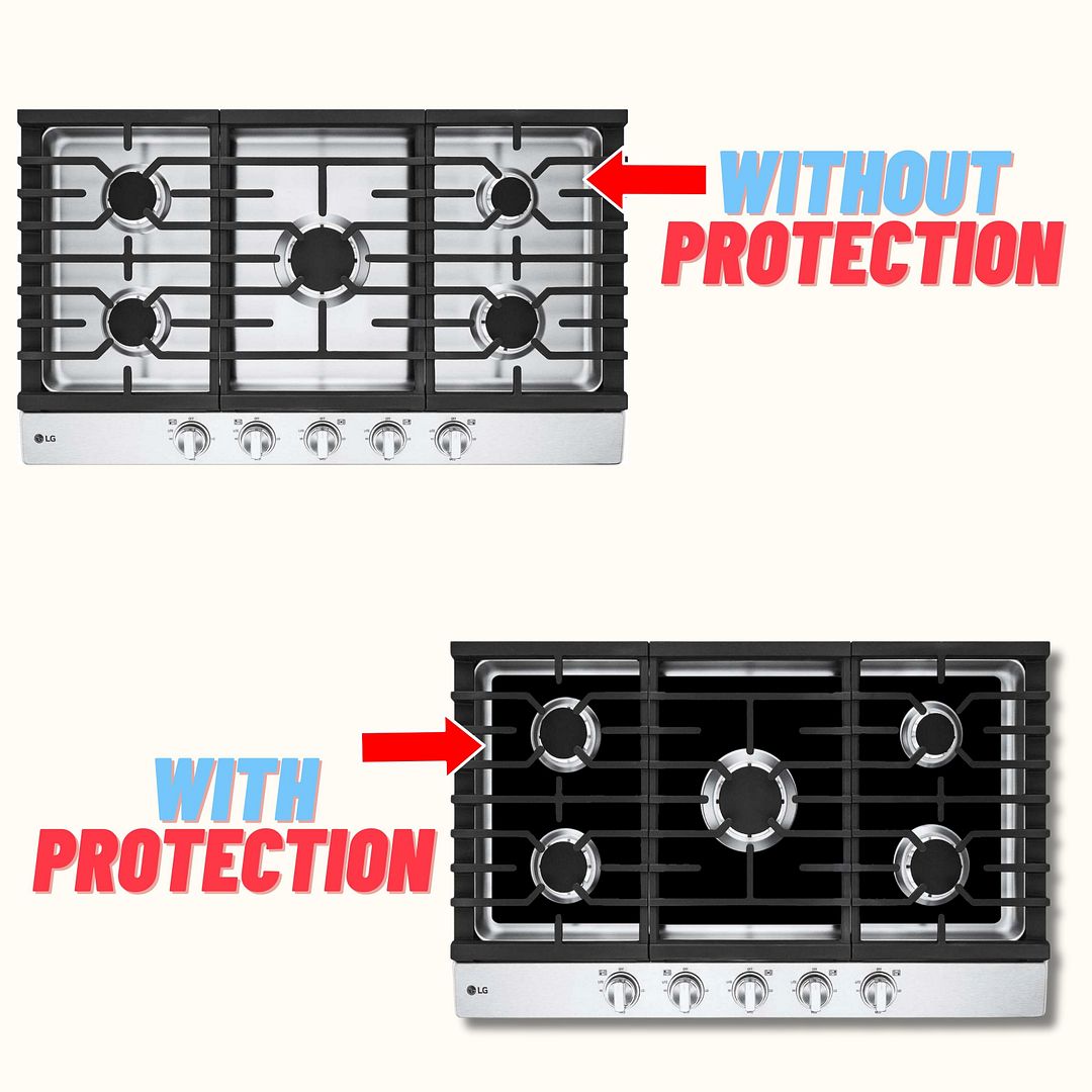 LG gas range gas stove protector liner cooktop cover