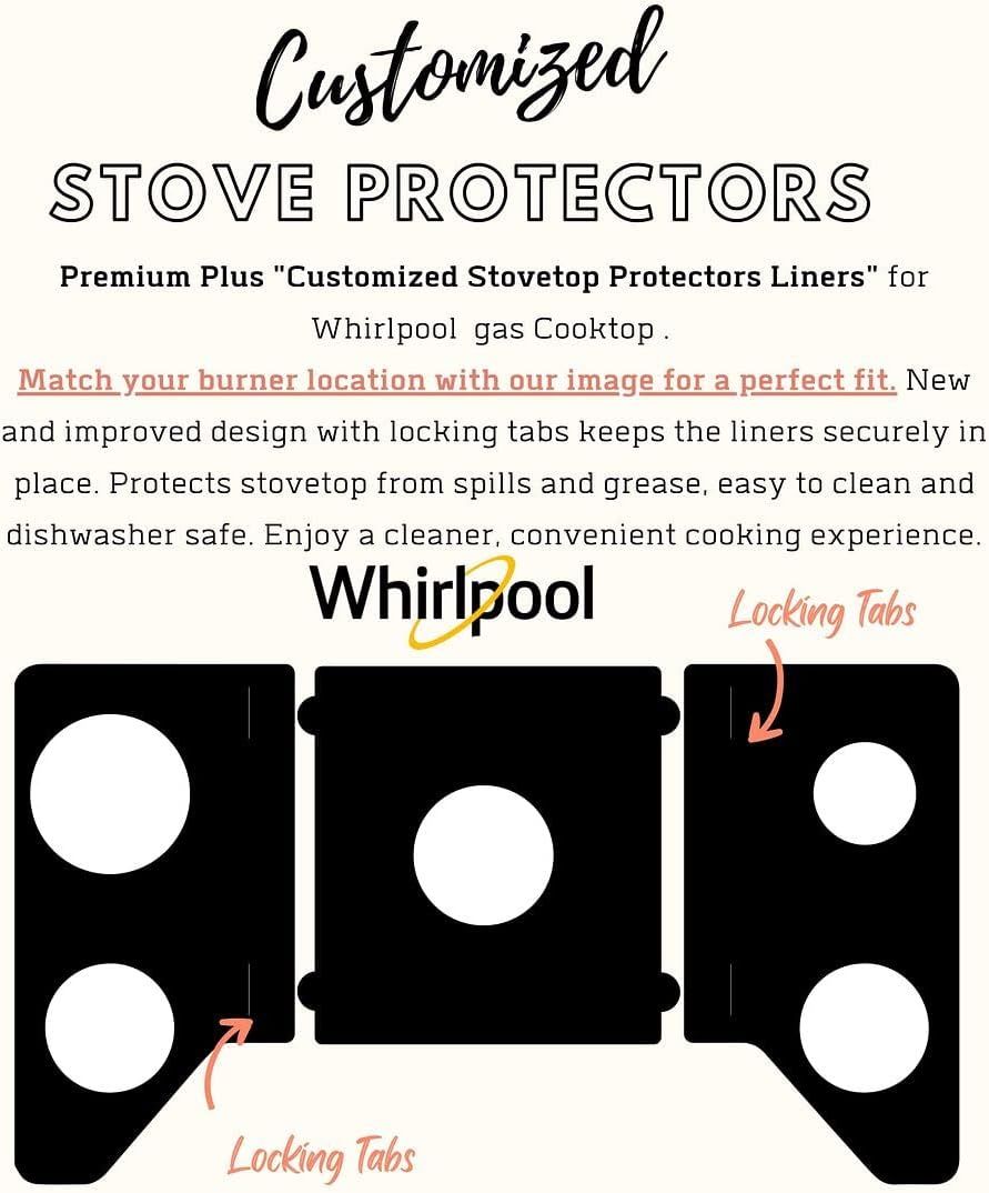 Whirlpool WCG97US0HS00 gas stove protector liners