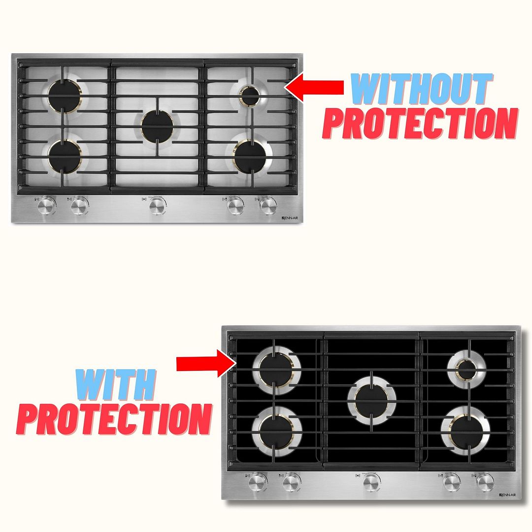 JennAir JGC3536GS0 gas stove protector liner cooktop cover