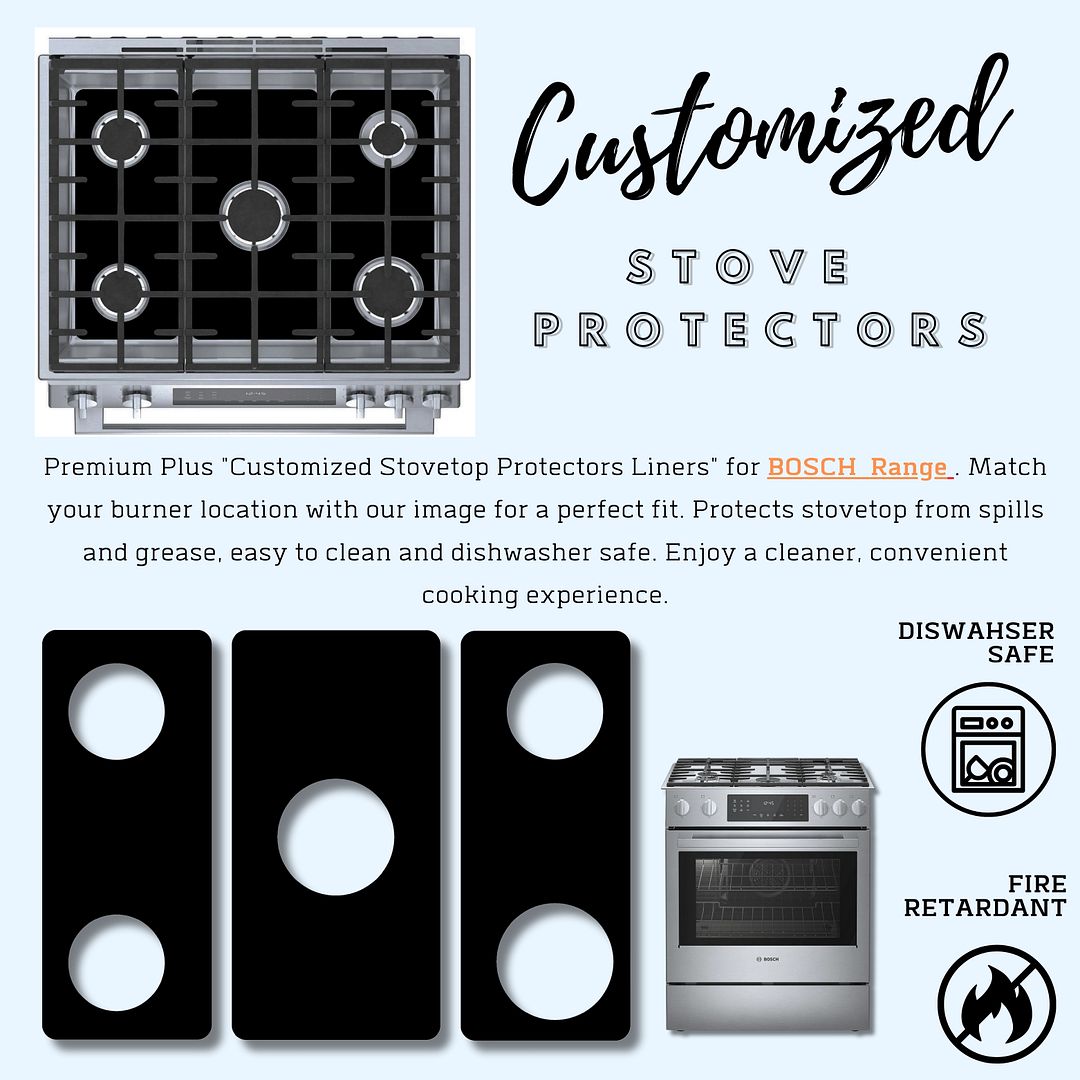 Bosch gas stove protector liner for HDI8054U