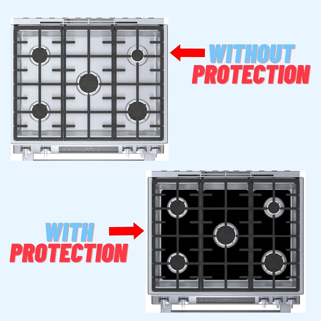 Bosch gas stove protector liner for HDI8054C02