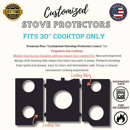 Frigidaire gas stove protector liner for model FGT11N02222024-802