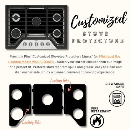 Whirlpool WCGK7030PS gas stove protector liners