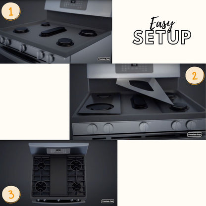 Amana Protector Liners - Stove Top Protector for Amana Range and Cooktops- Customized - Easy Cleaning Stove Liners (FREE SHIPPING)