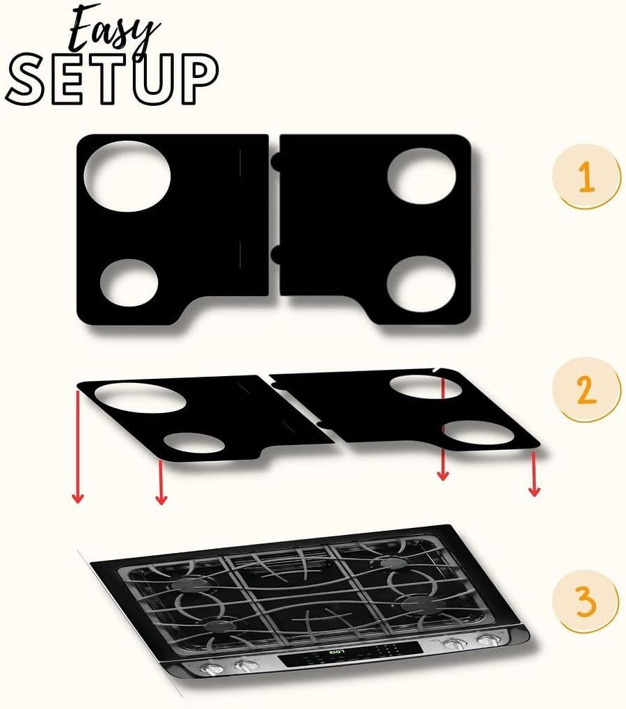 Wolf gas stove protector liner - custom PTFE cooktop cover