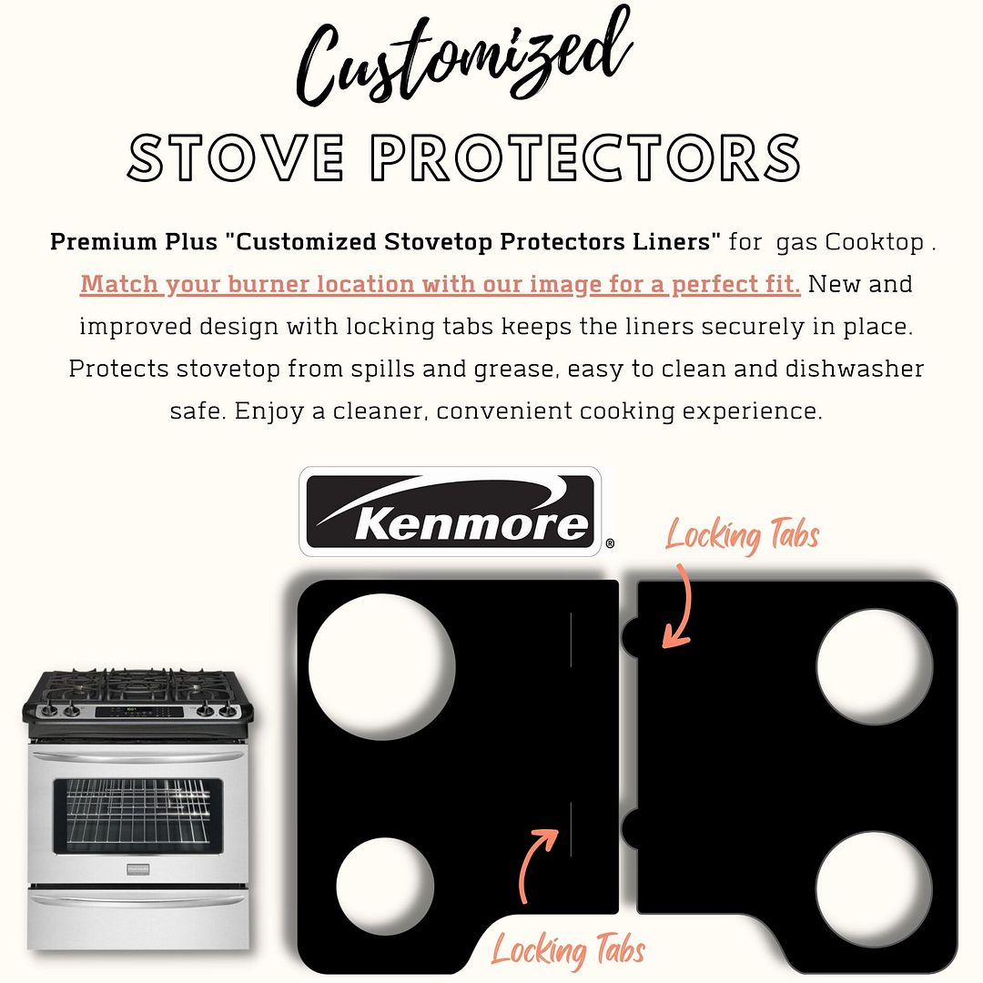 Wolf gas stove protector liner - custom PTFE cooktop cover