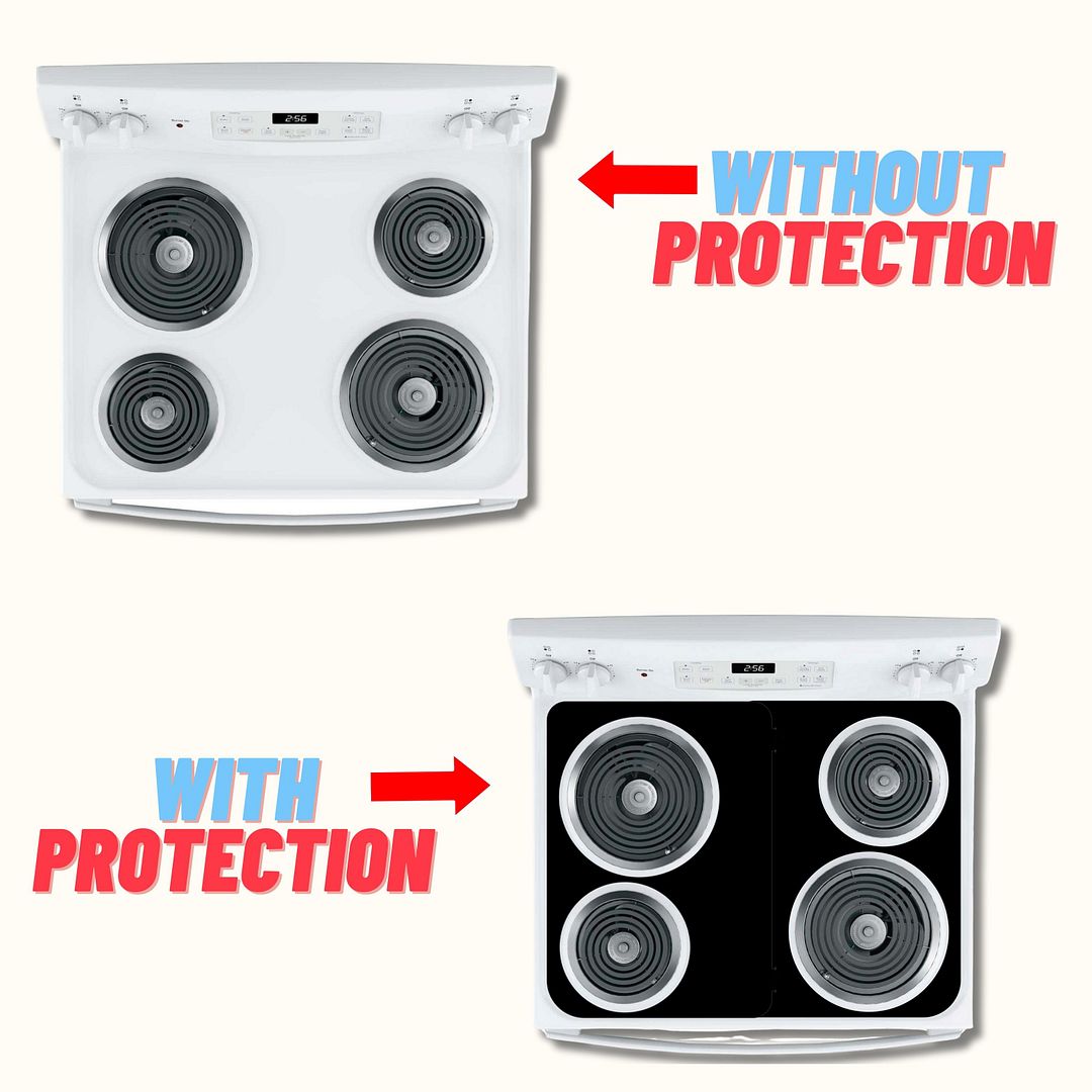 GE gas stove protector liner custom PTFE cooktop cover