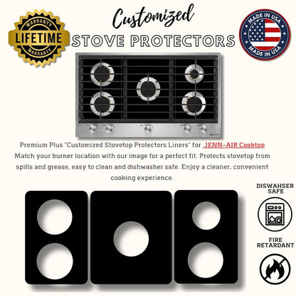 JennAir JGC3536GS0 gas stove protector liner cooktop cover