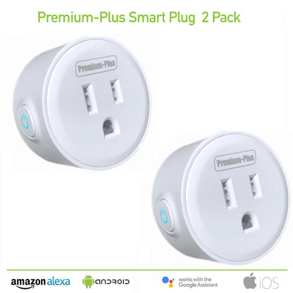 Smart Plug 2 Pack WiFi Enabled Mini Smart Switch/ Life Time Warranty