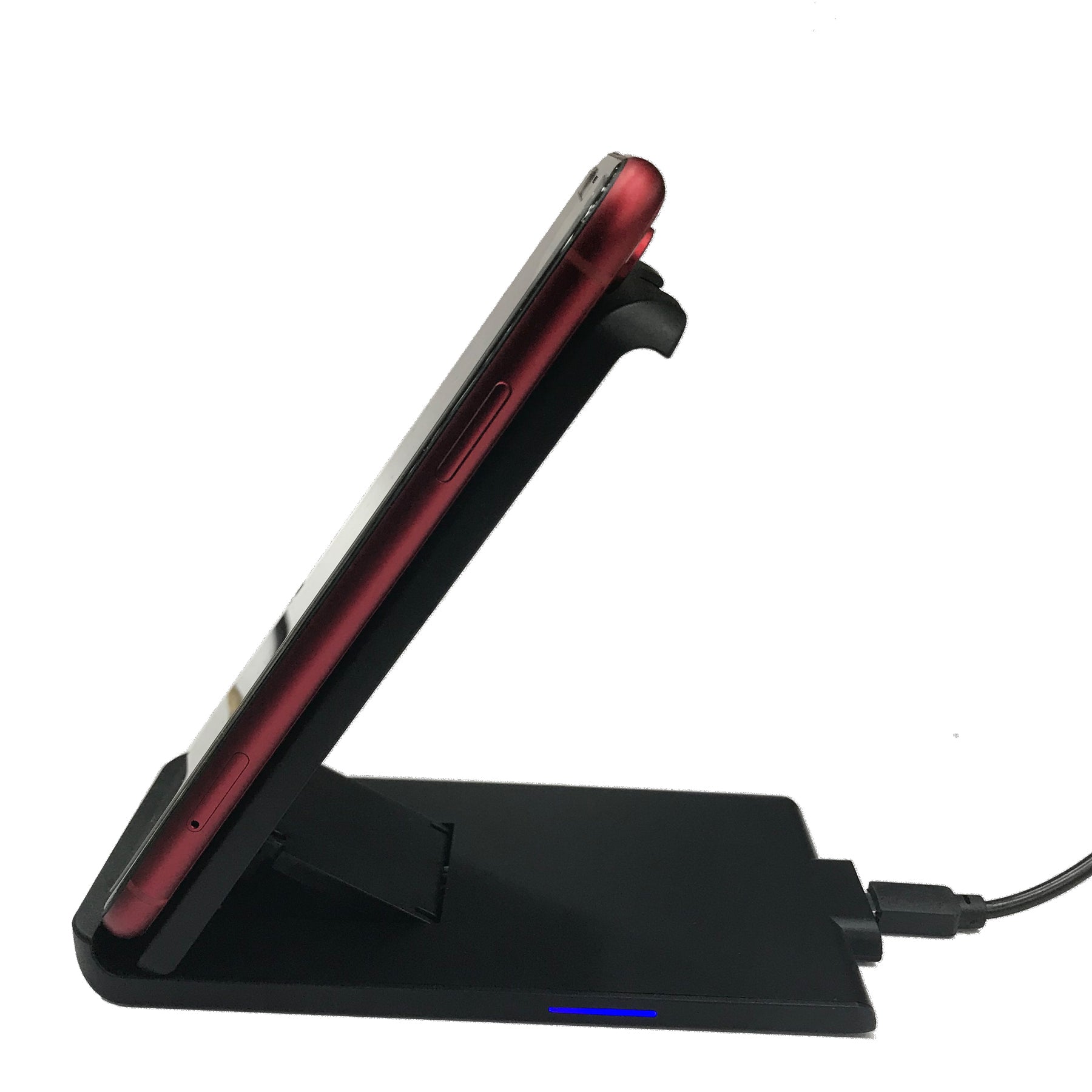 Wireless Charger Foldable Stand for iPhone &amp; Samsung Phones